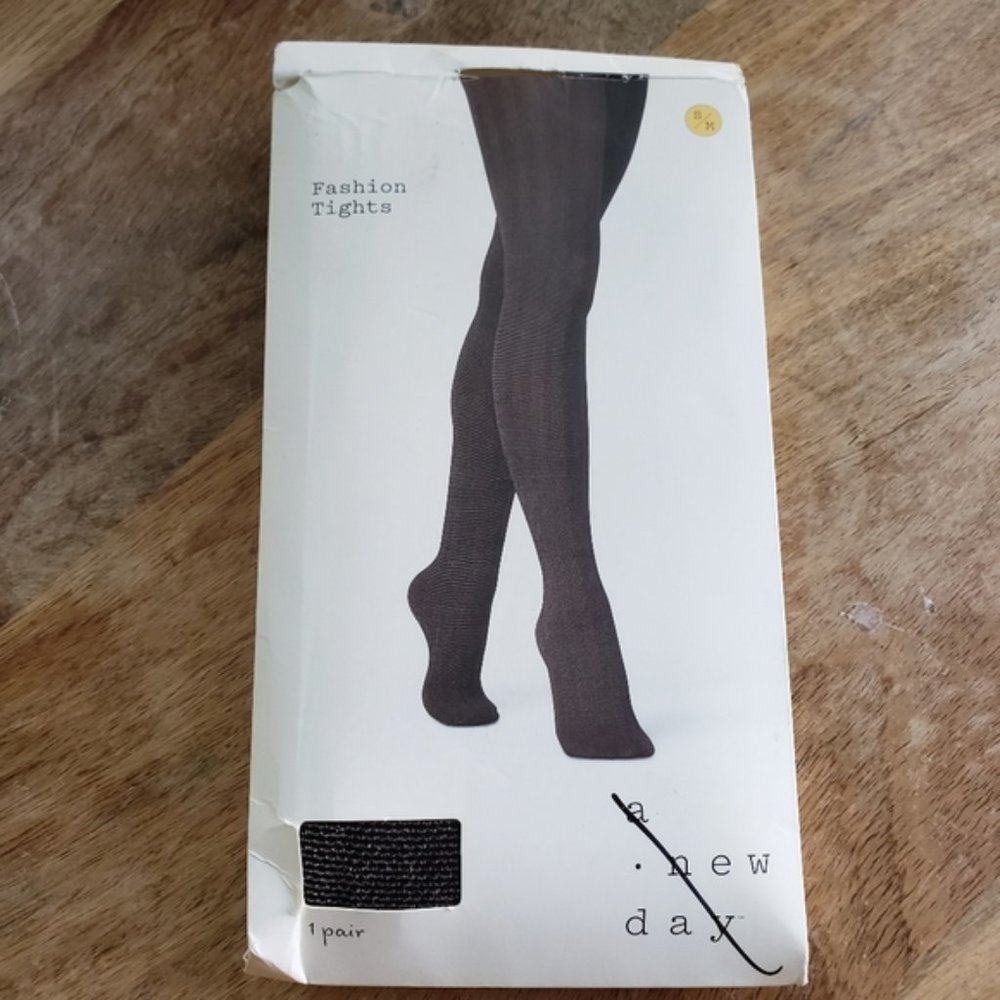 Black and Gold Fashion Tights Small medium